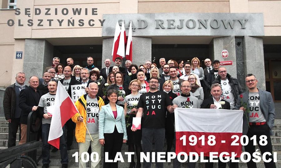 Olsztyn. Życzenia z innych sądów na stronie www.facebook.com/Krakowscy-sędziowie