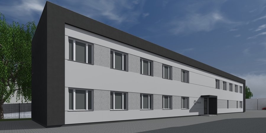 Wizualizacja nowego budynku