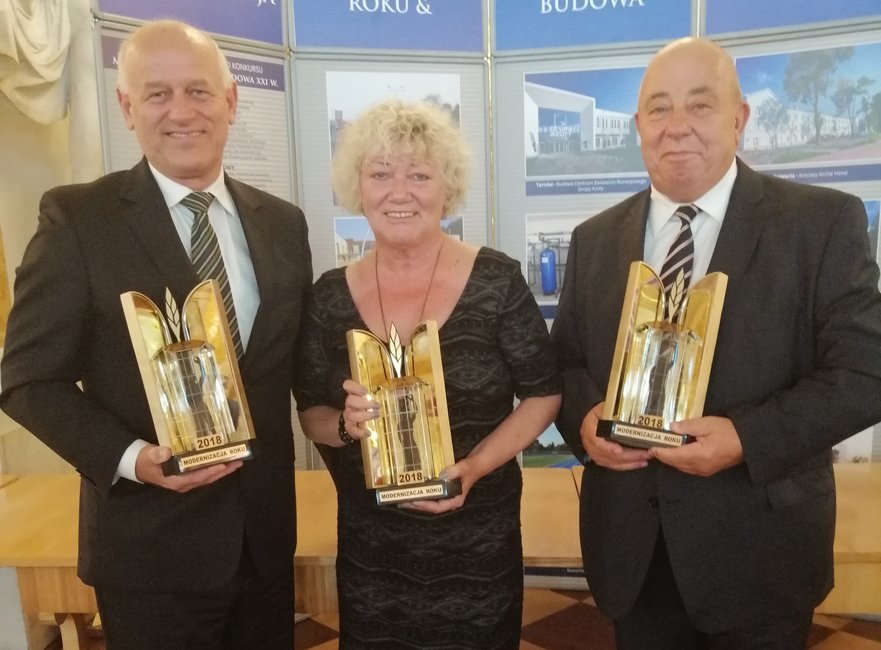 Andrzej Przybyła, Izabela Wrześniewska i Władysław Suchora 