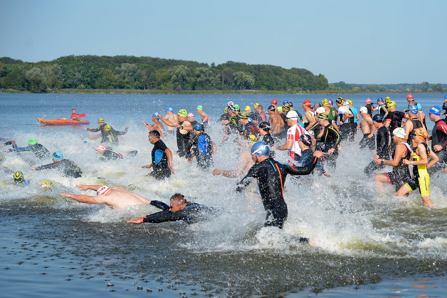 Migawka z ubiegłorocznej edycji triathlonu w Nowym Dębcu Fot. Karina Jankowska
