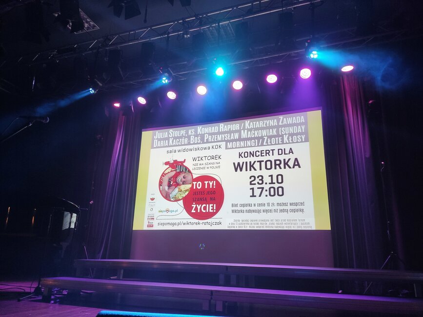 Podczas koncertu w KOK zebrano blisko 9,5 tysiąca złotych.