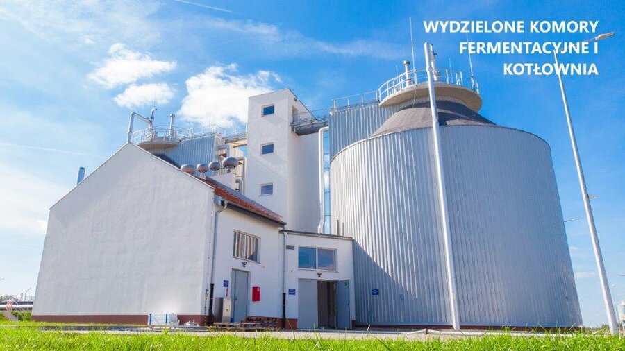 Tu wytwarzny jest biogaz.