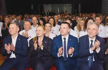 Wśród gości byli m.in. Barbara Nowacka, Adam Szłapka i Marek Woźniak.