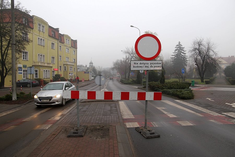 Na ulicy Młyńskiej dozwolony jest tylko dojazd na posesje.