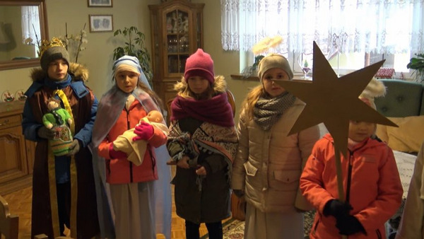 Kolędnicy misyjni w Jerce