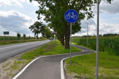 Powstała ścieżka rowerowa z Kiełczewa do Bonikowa