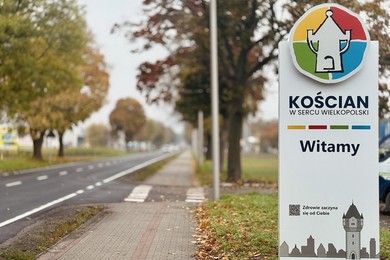 Nowe witacze przy wjeździe do Kościana
