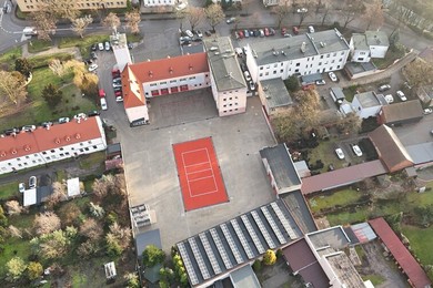 Wyremontowano plac manewrowy w Komendzie Powiatowej PSP