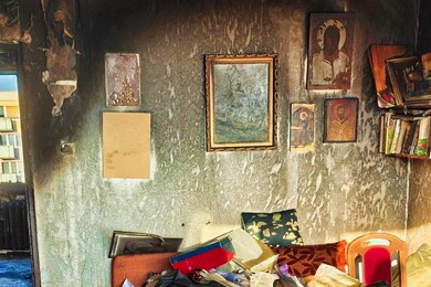 Ojciec i syn potrzebują pomocy. W pożarze stracili dorobek życia 