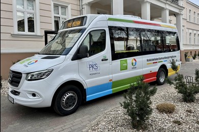 Kościan testuje miejskie busy. Pierwszy przejazd linią nr 1